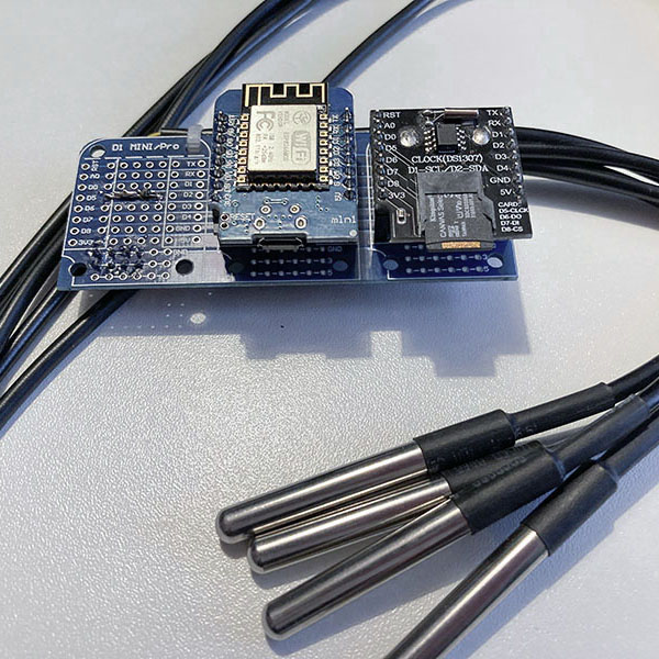 Rejestrator temperatury z kartą pamięci micro SD